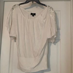 Lacy white top